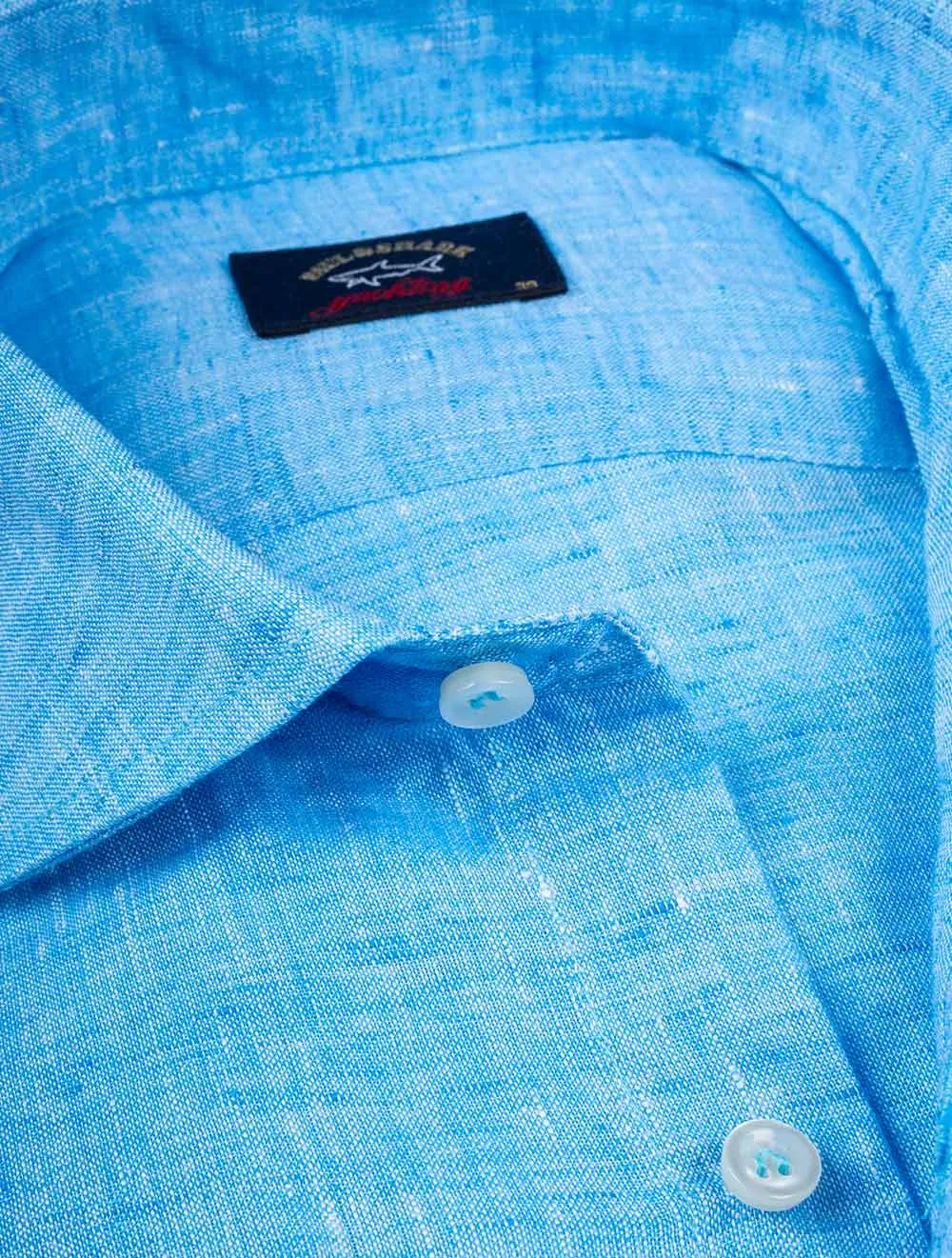 Leinenhemd Blau