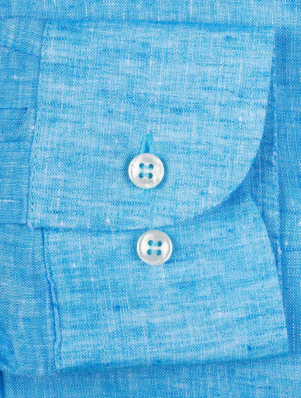 Leinenhemd Blau