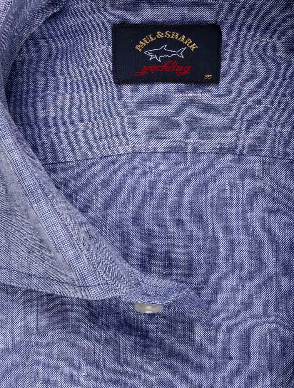 Leinenhemd Marineblau