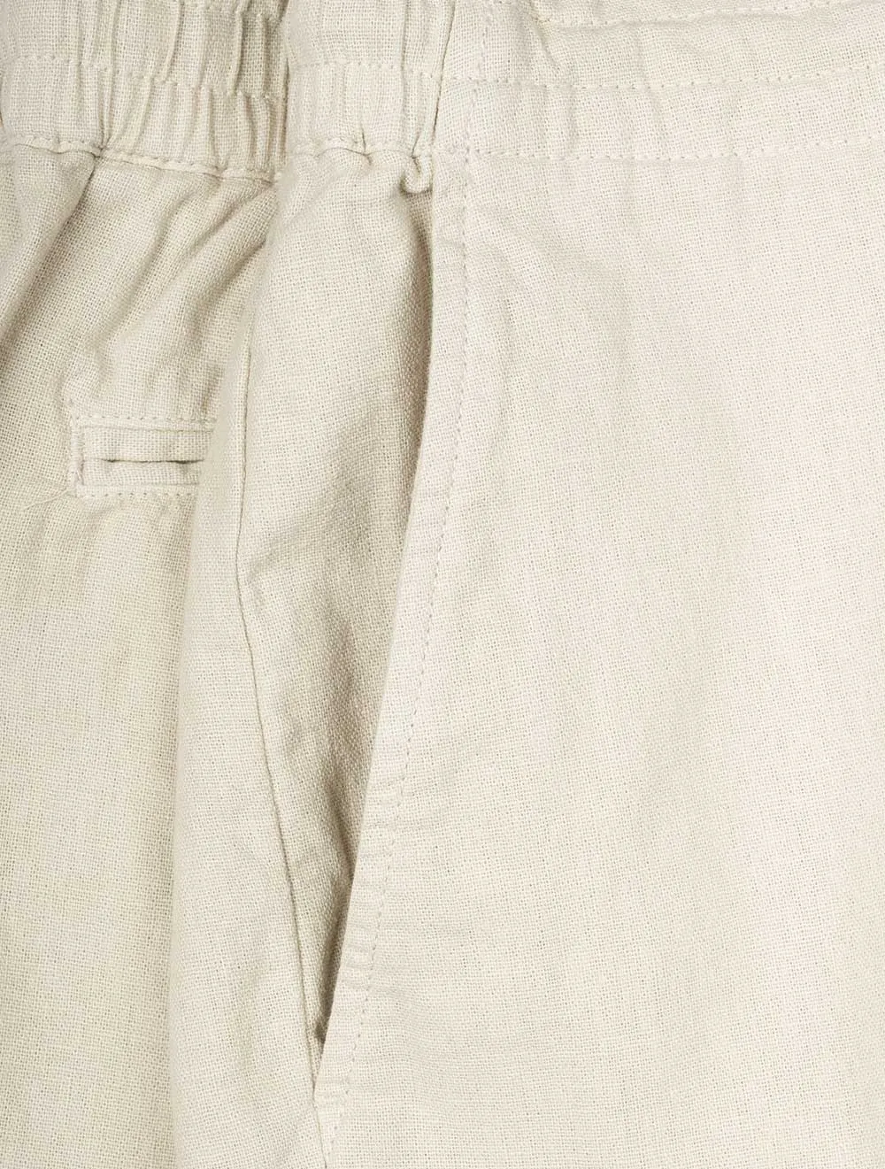 Leinen Shorts Stein