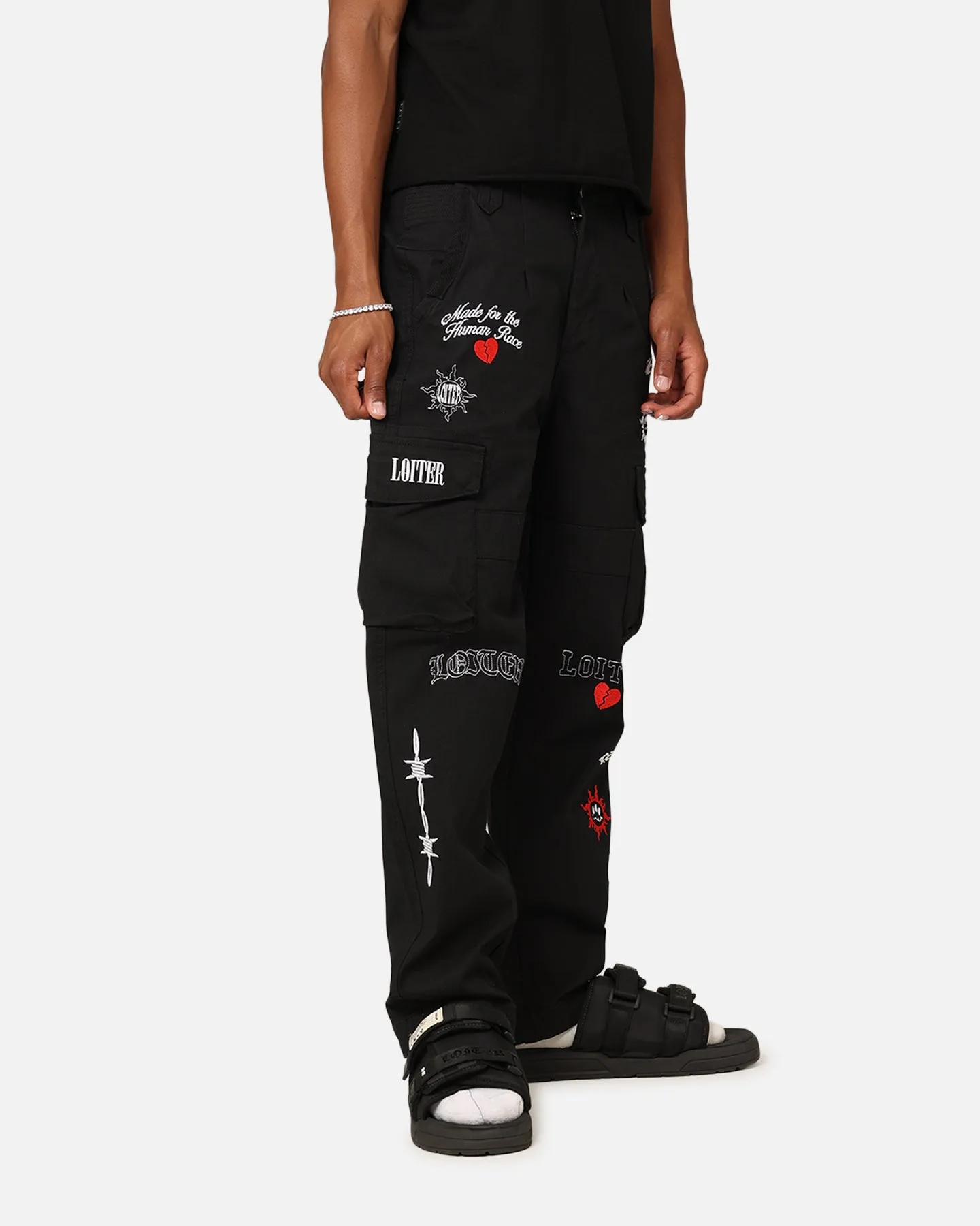 Loiter Sketch Cargo Hose Schwarz