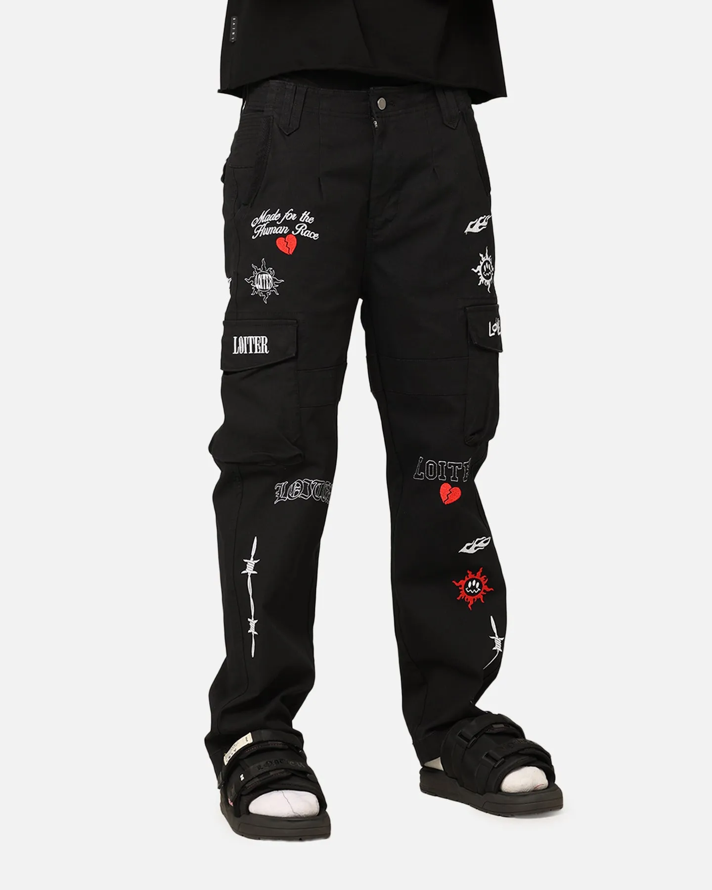 Loiter Sketch Cargo Hose Schwarz