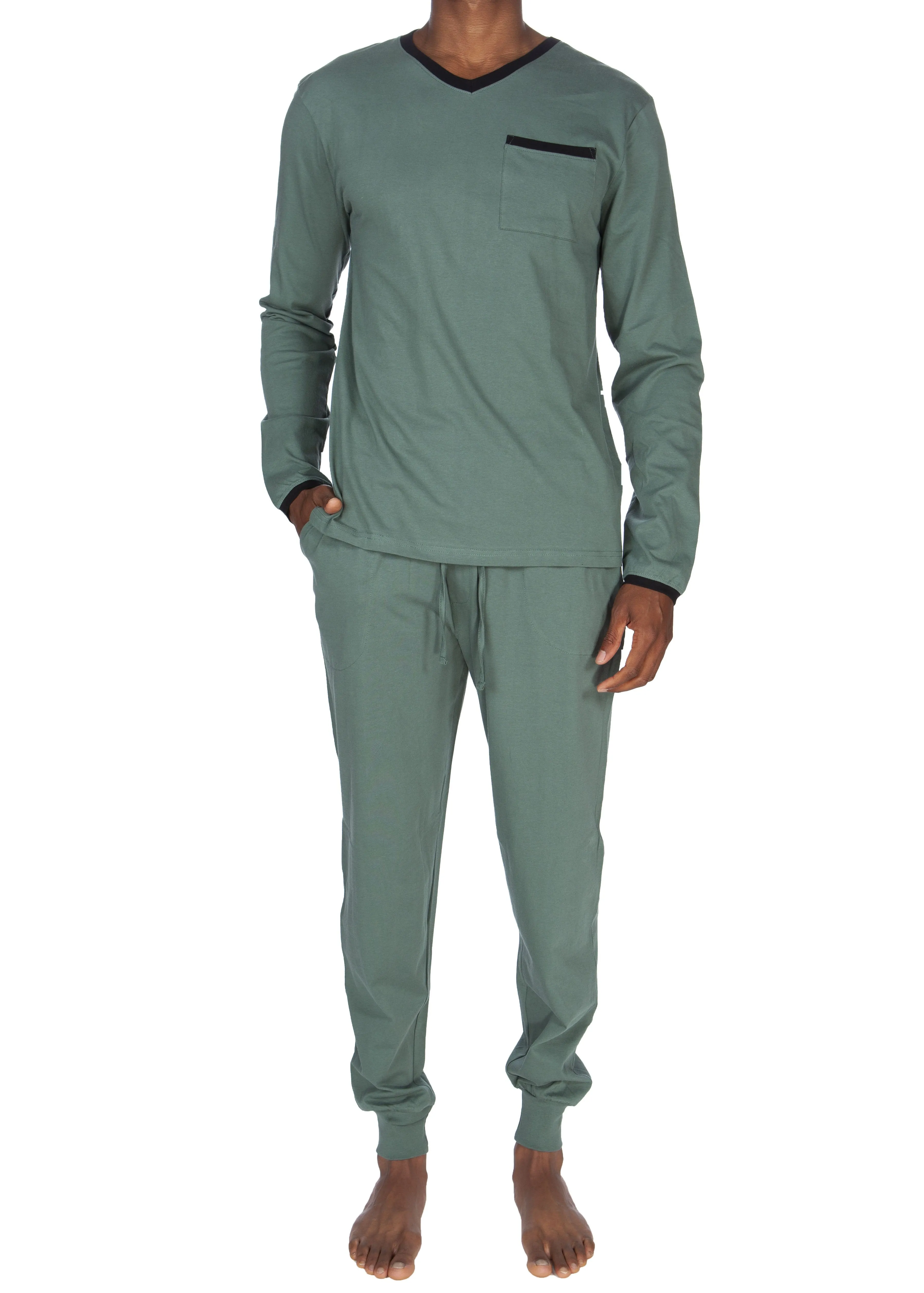 Loungehose und Loungehemd Set