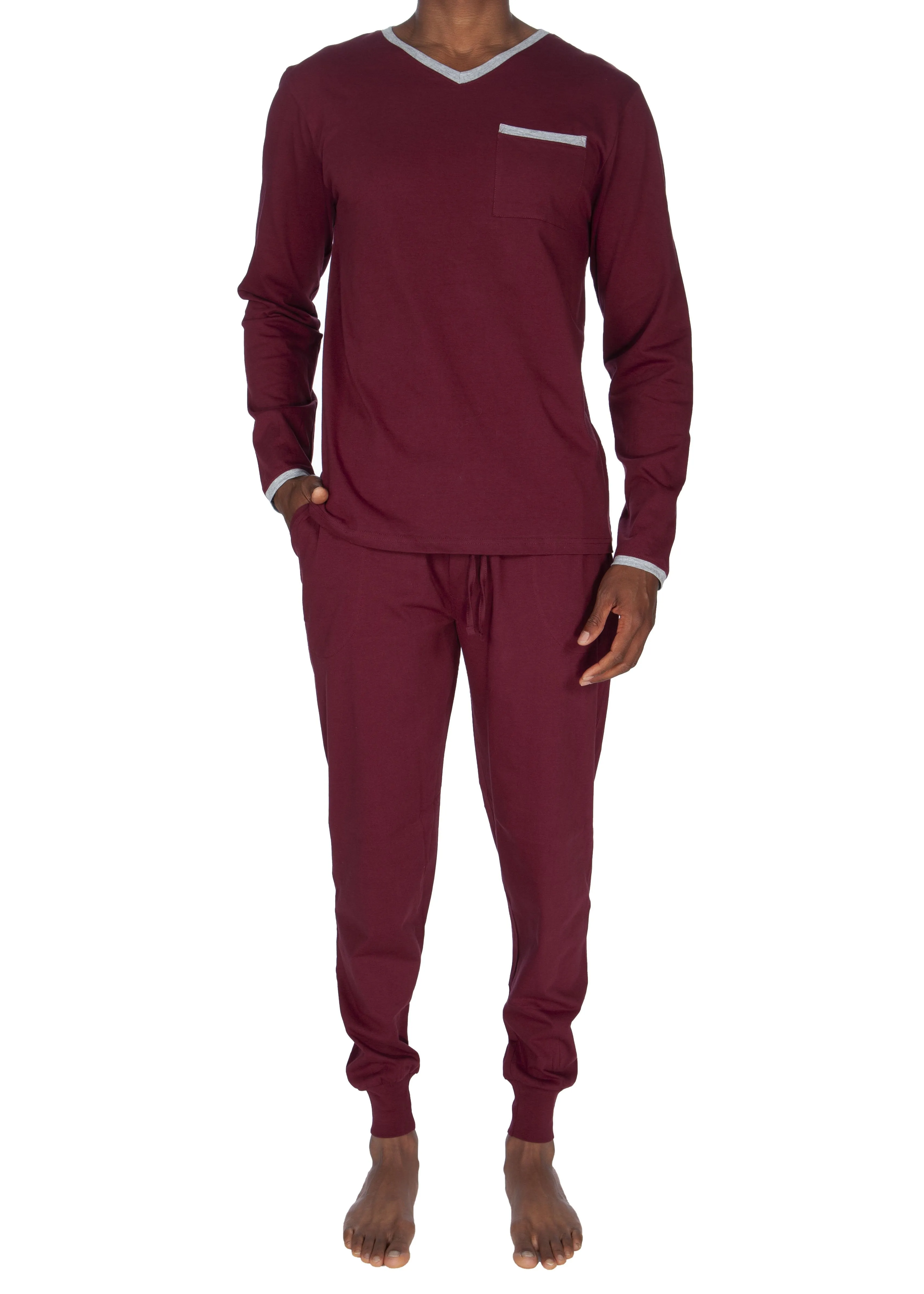 Loungehose und Loungehemd Set