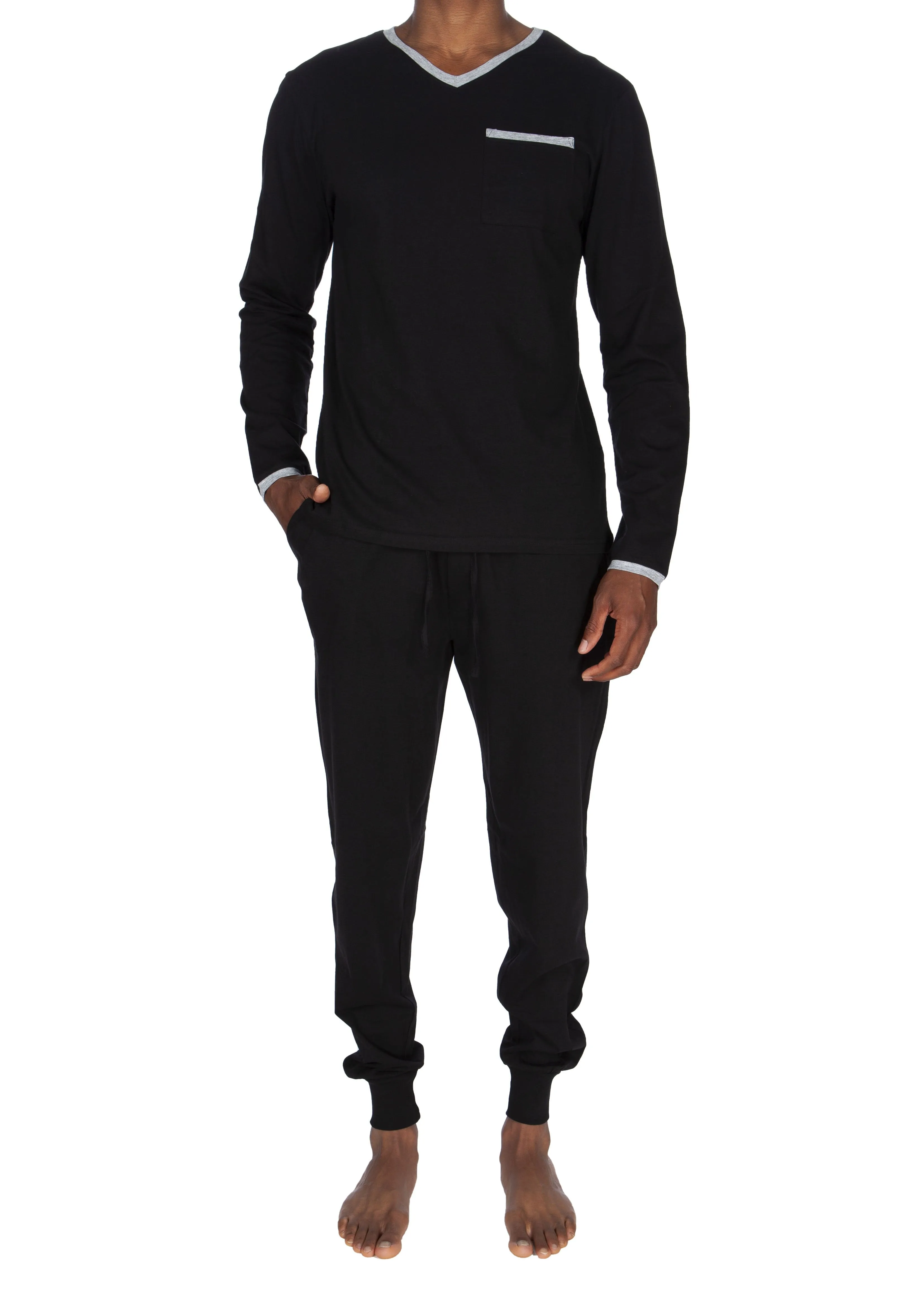 Loungehose und Loungehemd Set