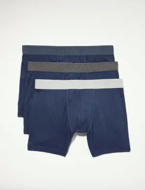 Lucky Brand 3er-Pack Baumwoll-Modal-Boxershorts Mittel Hellblau Lucky Brand