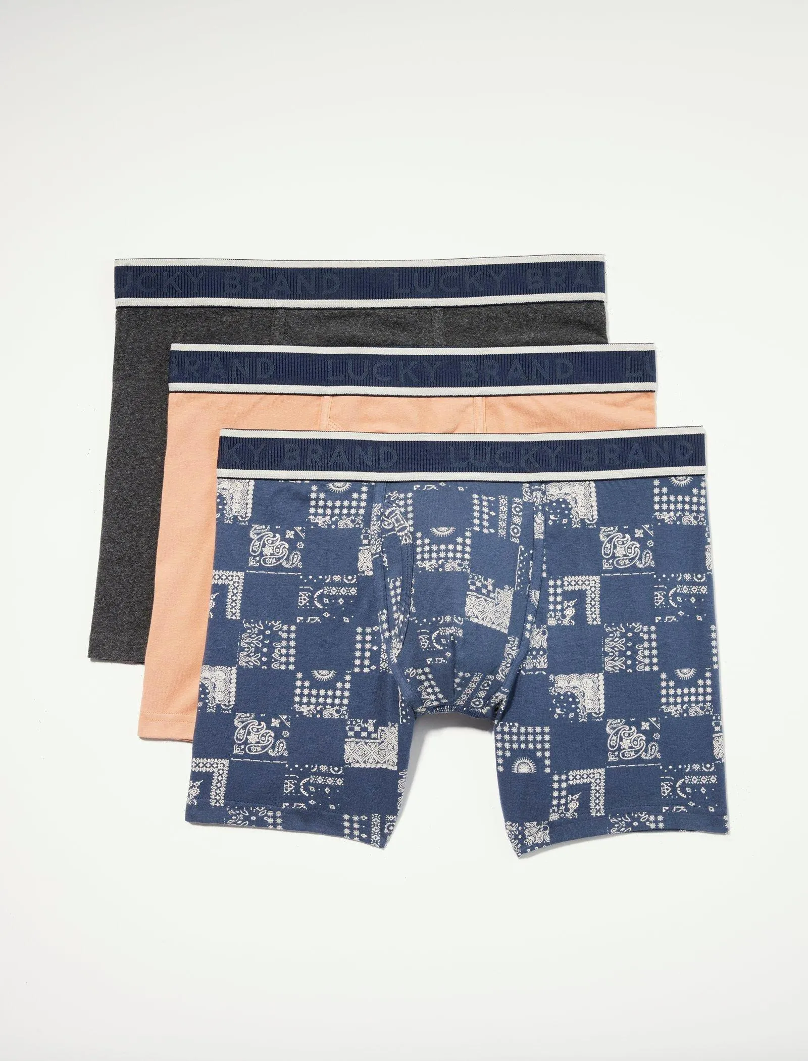 Lucky Brand 3er-Pack Stretch-Boxershorts Multi Lucky Brand