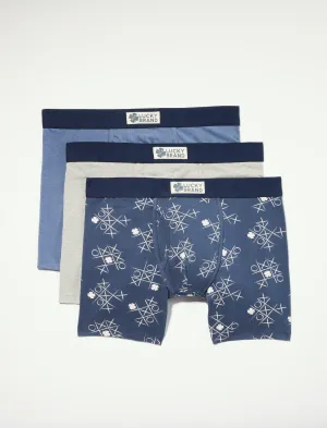 Lucky Brand 3er-Pack Stretch-Boxershorts Mehrfarbig Lucky Brand