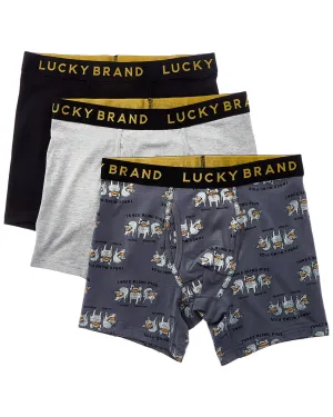 Lucky Brand 3er-Pack Stretch-Boxerslip
