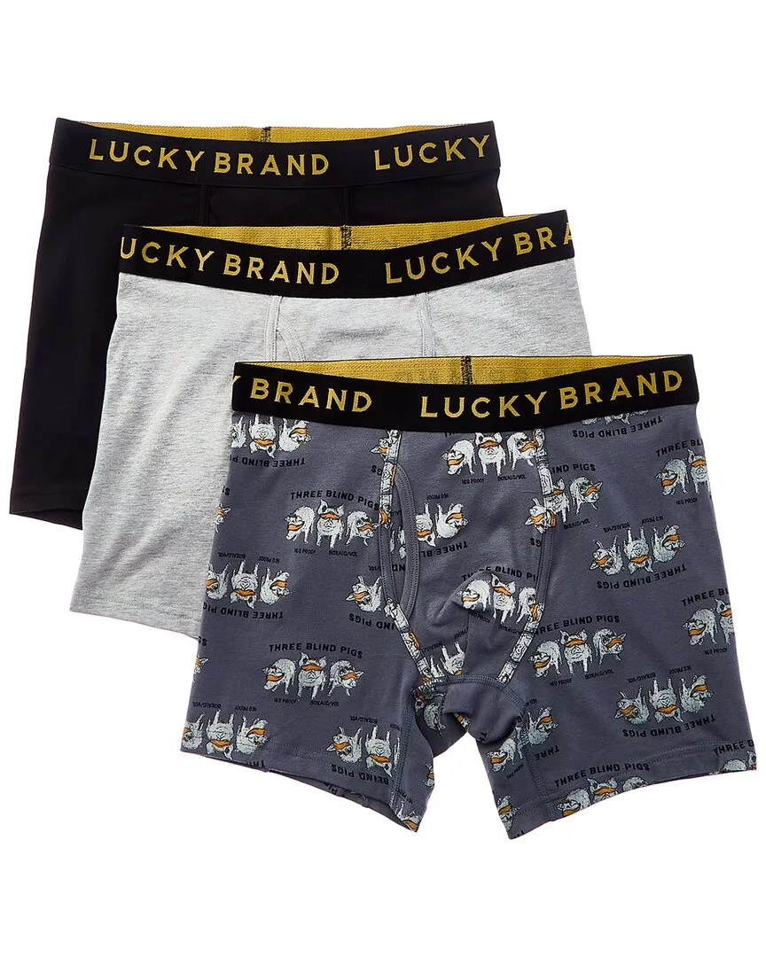 Lucky Brand 3er-Pack Stretch-Boxerslip