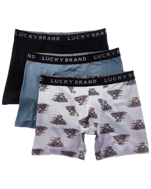 Lucky Brand 4er-Pack Essenzielle Weiche Boxershorts