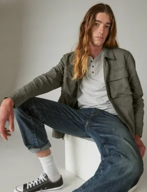 Lucky Brand Fleece gefüttertes Hemdjacke Raven Lucky Brand