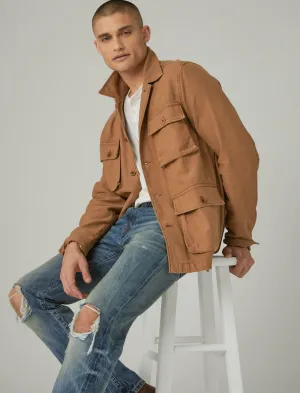 Lucky Brand Slub Militärjacke Köper Lucky Brand