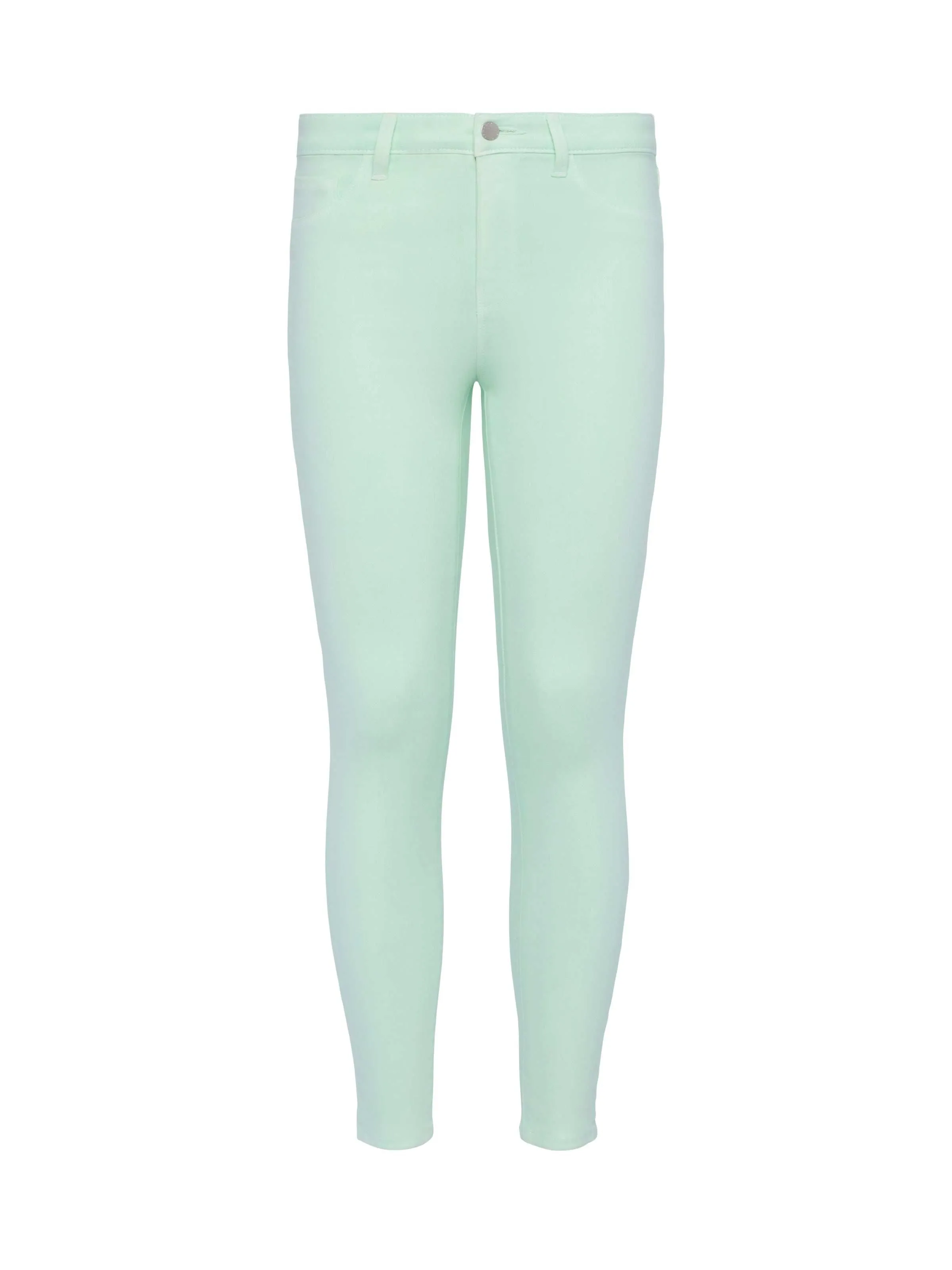 Margot Beschichtete Cropped Skinny Jeans