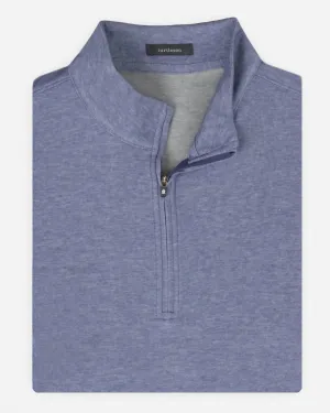 Herren Wallace 1/4 Zip Weste in Marine