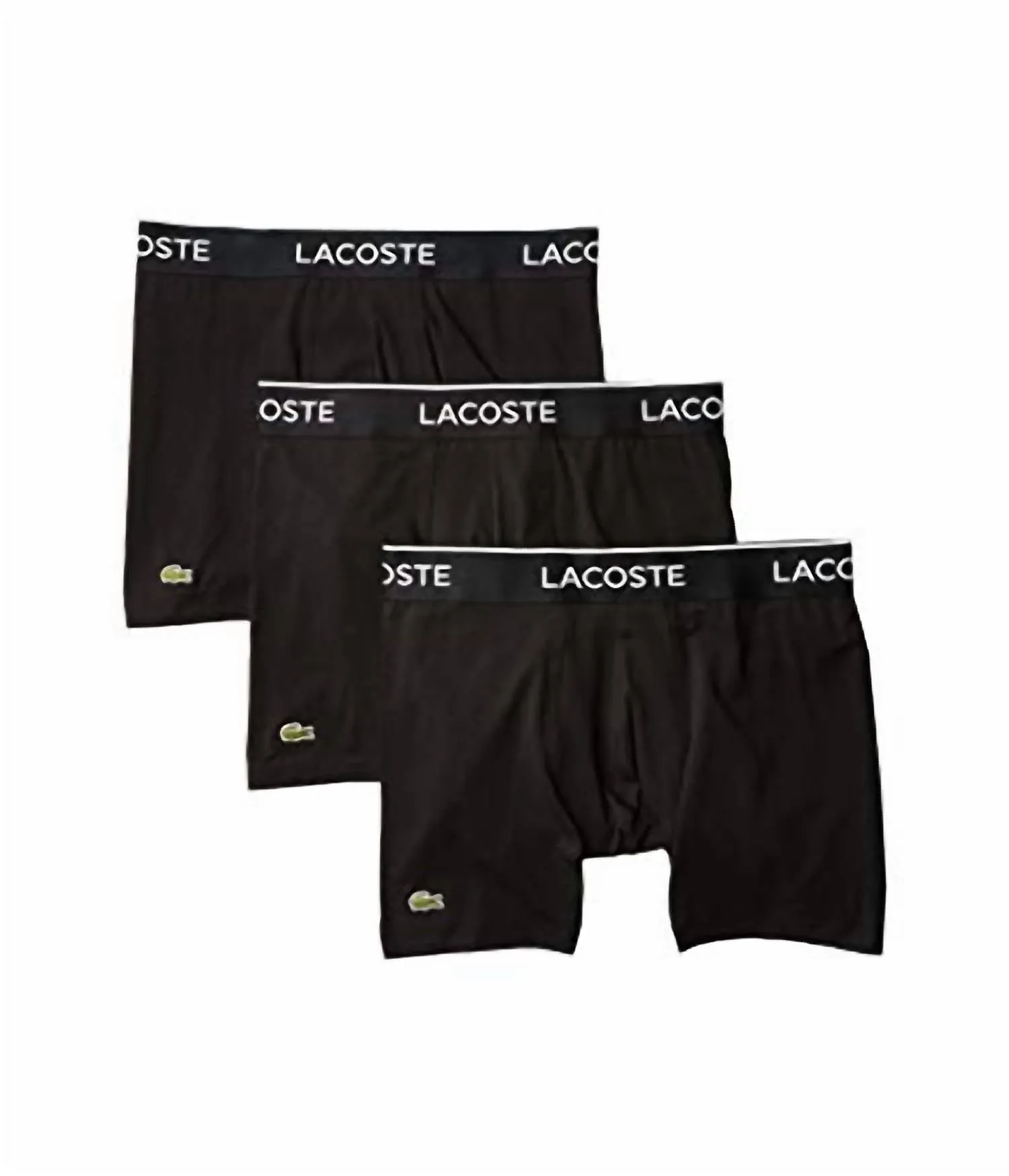Herren Casual Klassische 3er Pack Baumwoll-Stretch Boxershorts in Schwarz