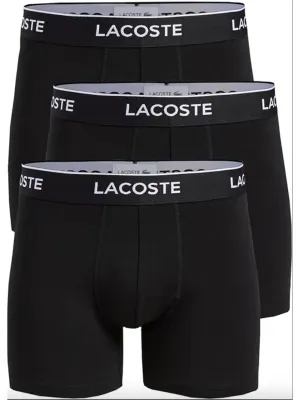Herren Casual Klassische 3er Pack Baumwoll-Stretch Boxershorts in Schwarz