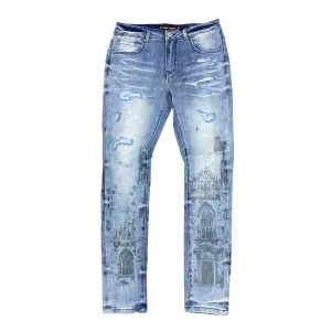 Herren-Kirchenjeans in Blau