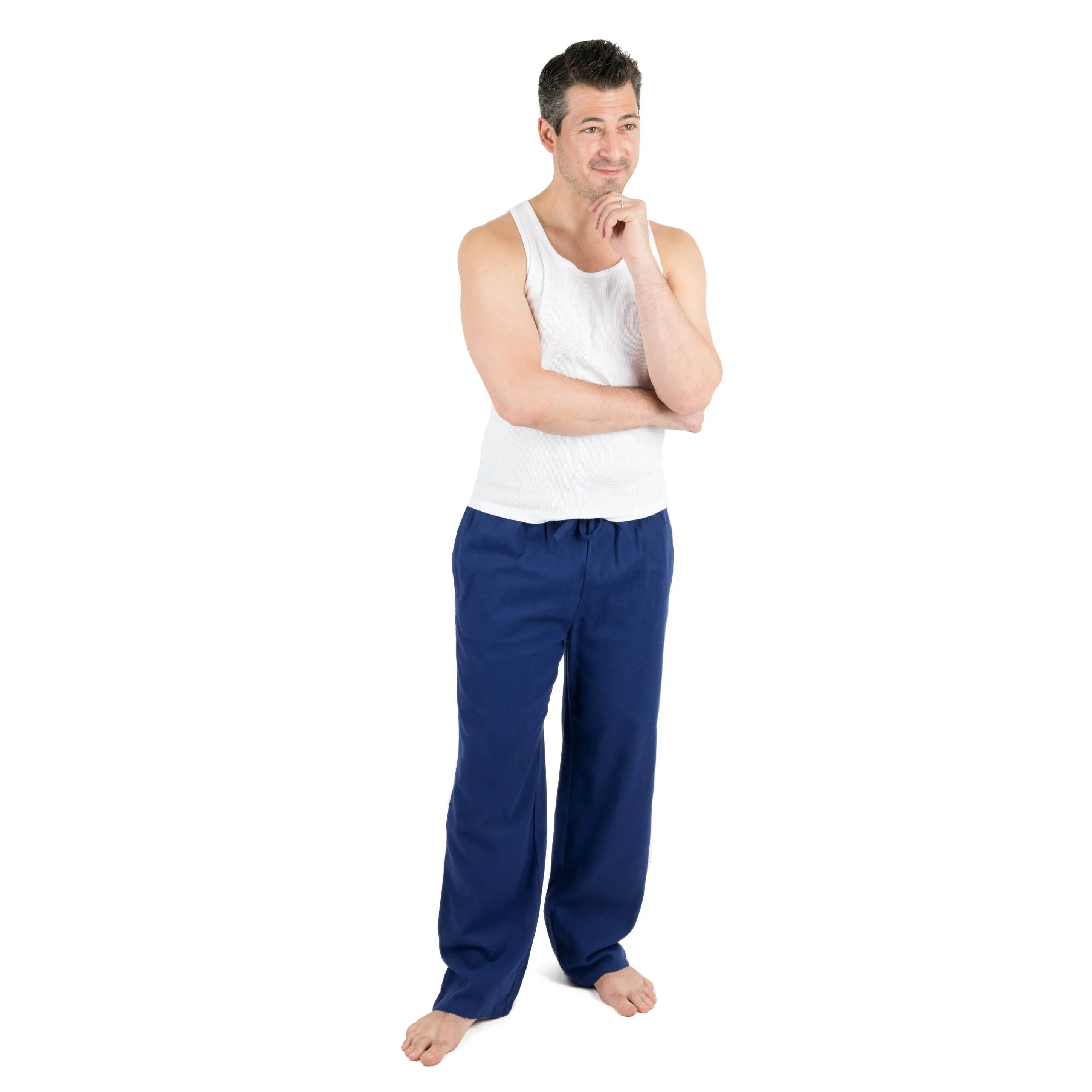 Herren Flanell Schlafanzughose