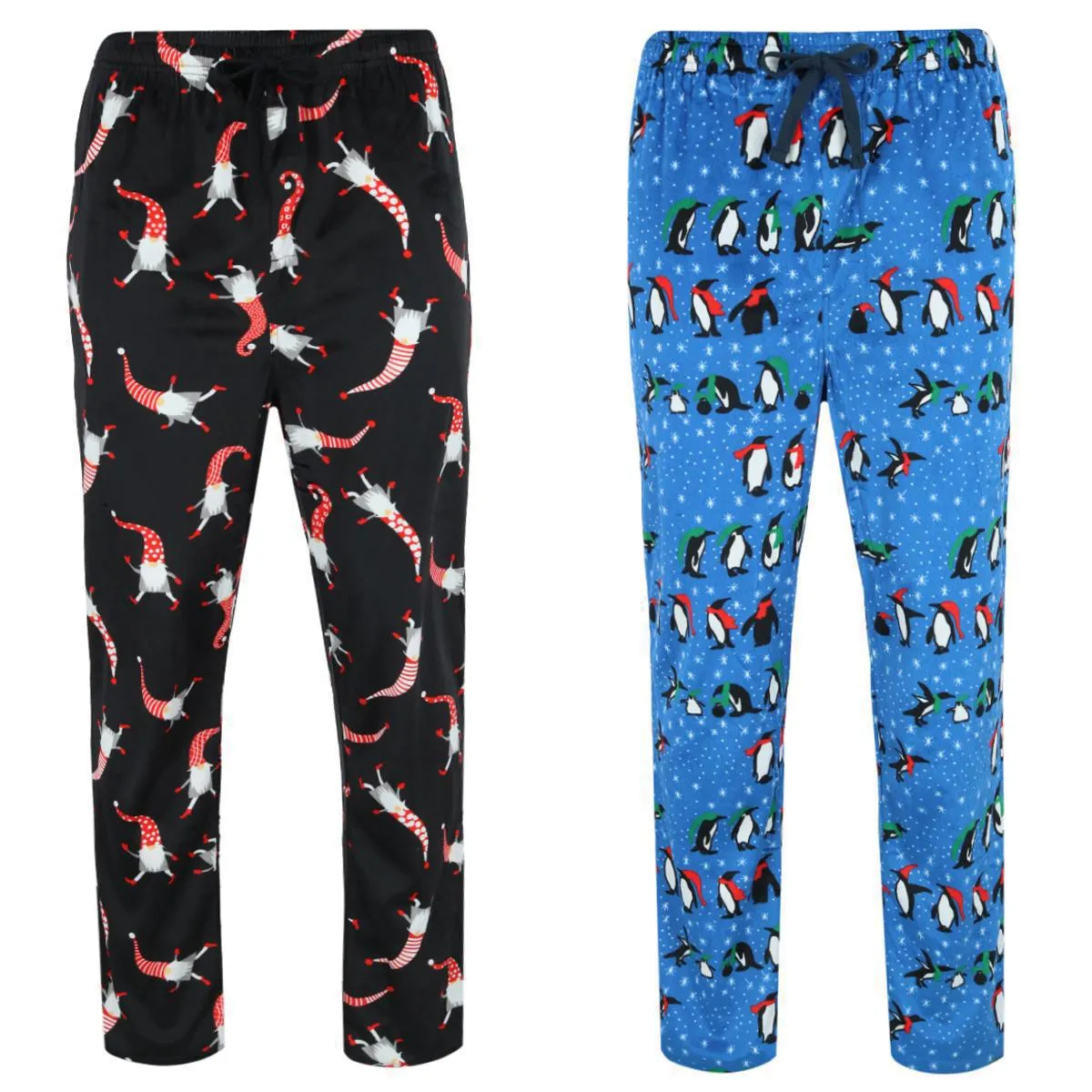 Herren Flanell Urlaubspyjama-Hose (2er Pack)