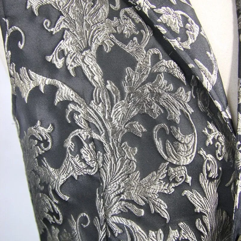 Herren-Gothic-Brocade-Weste