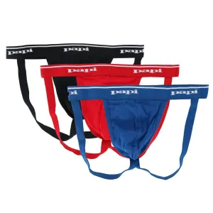 Herren-Slip aus fester Baumwolle, sortiert (3er Pack)