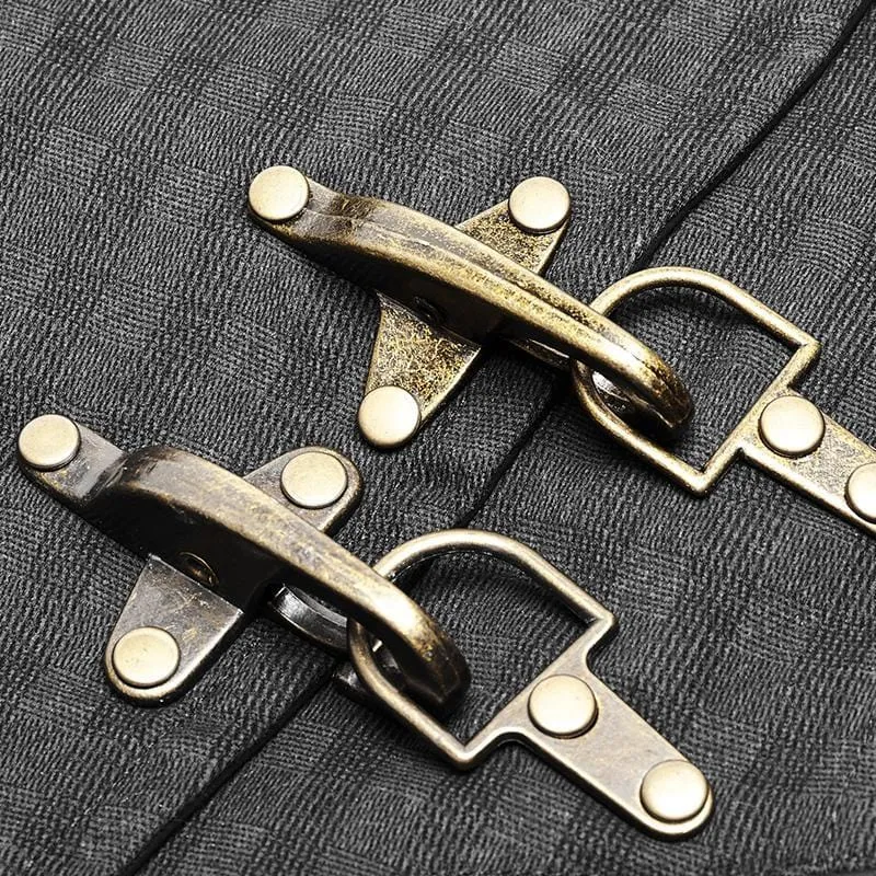 Herren Steampunk Crossover Weste