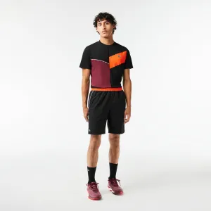 Herren Stretch Tennis Shorts Schwarz / Orange Patagonia Kleidung
