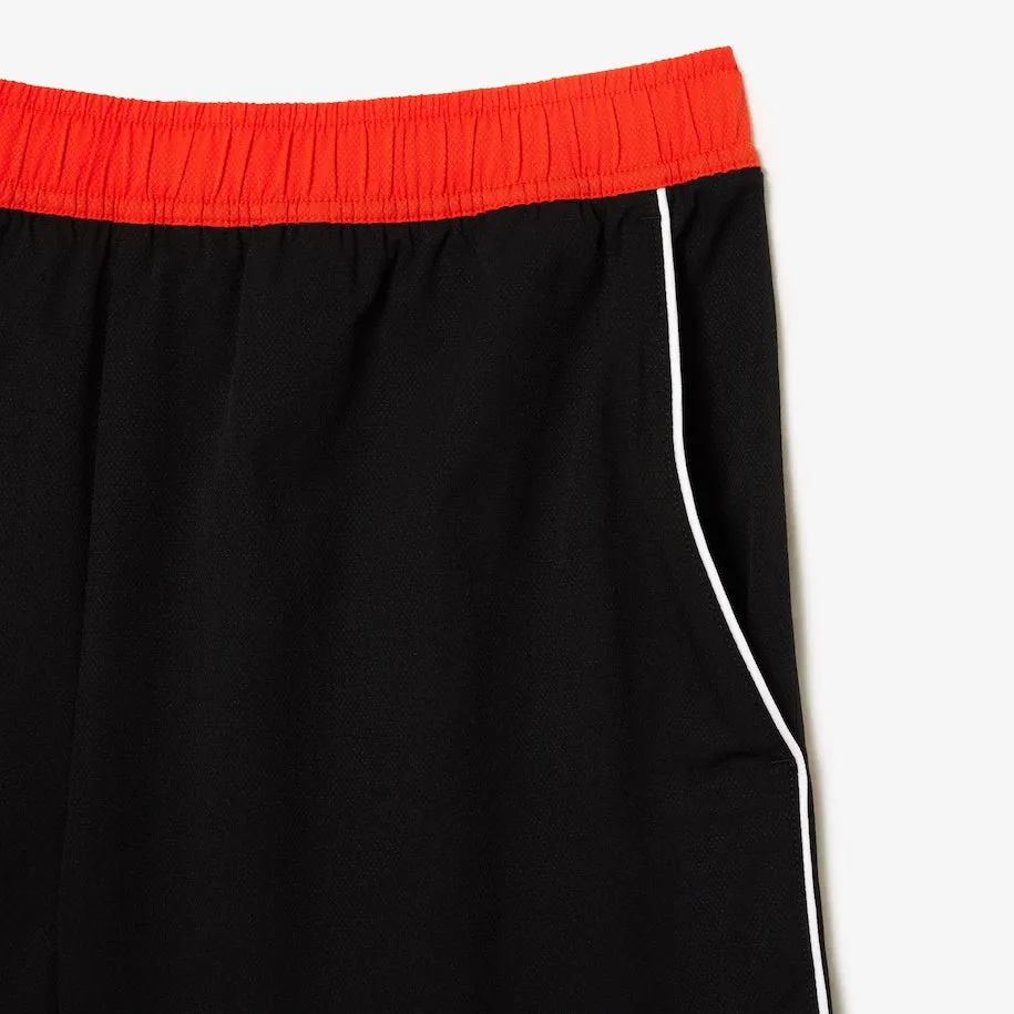 Herren Stretch Tennis Shorts Schwarz / Orange Patagonia Kleidung