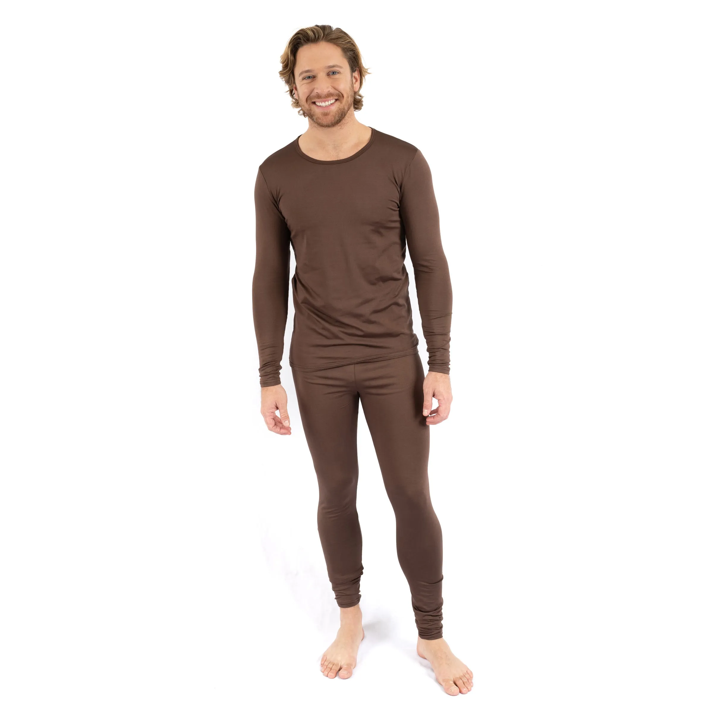 Herren Zwei-Teile Thermounterwäsche Pyjama