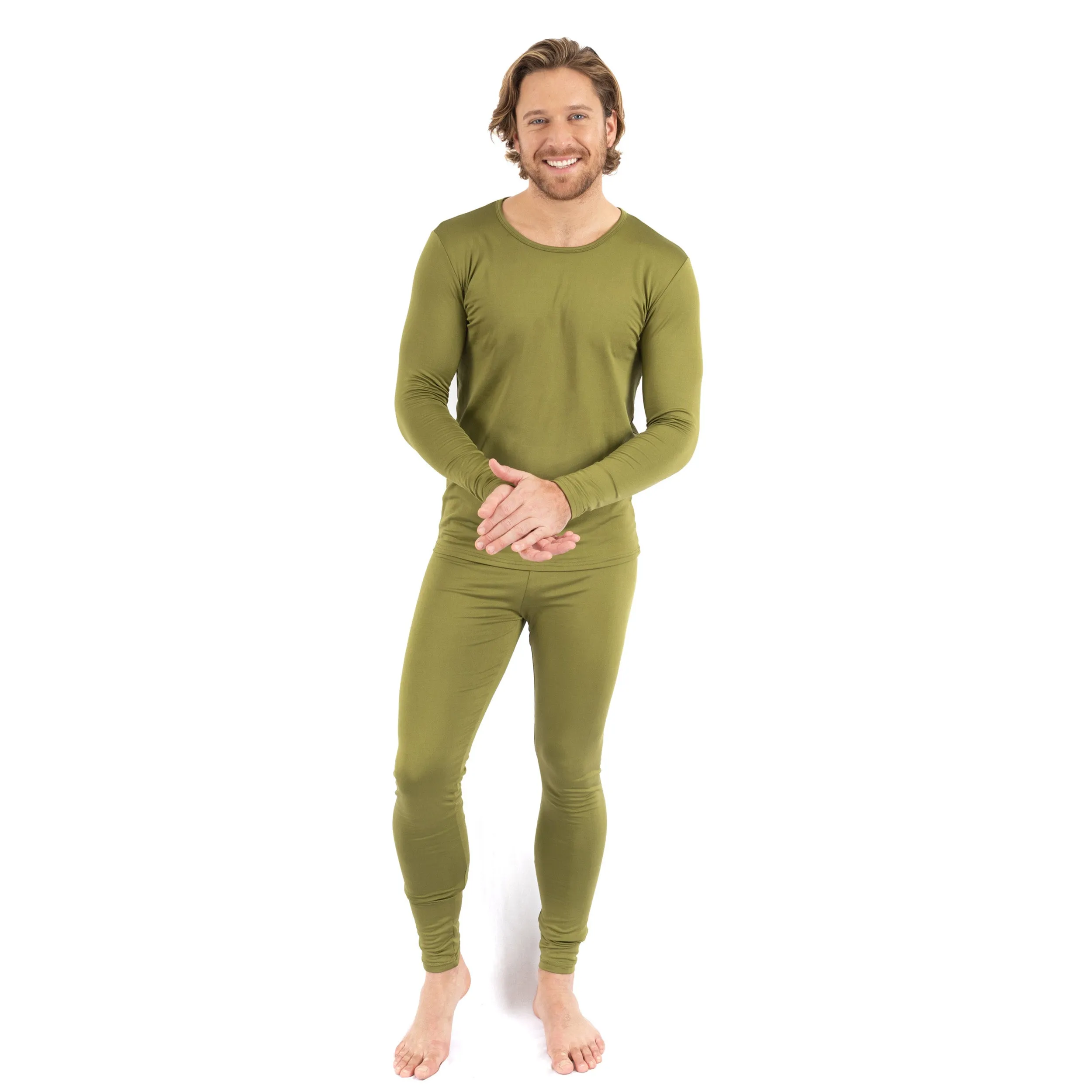 Herren Zwei-Teile Thermounterwäsche Pyjama