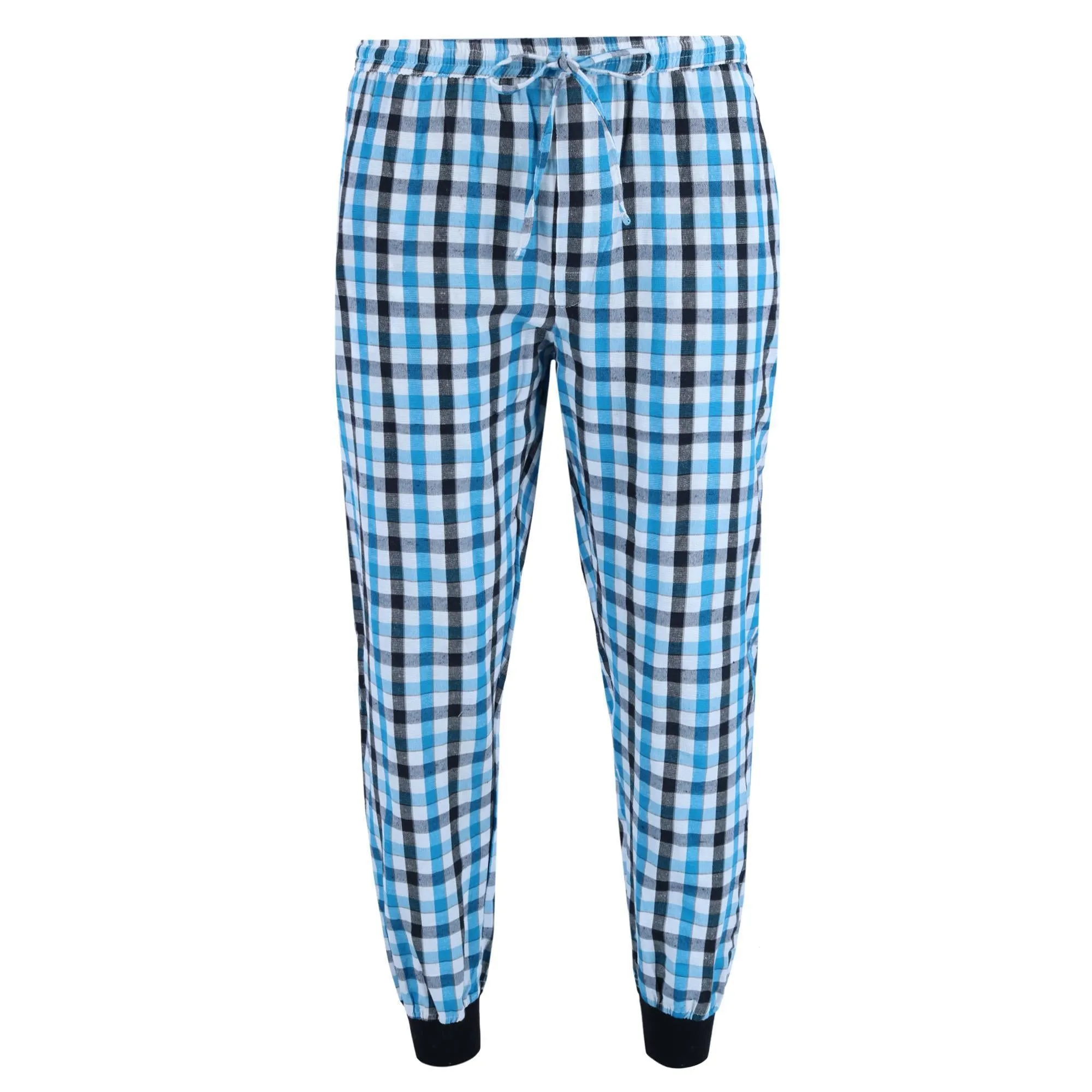 Herren V-Ausschnitt Top mit Karo Jogger Lounge Set