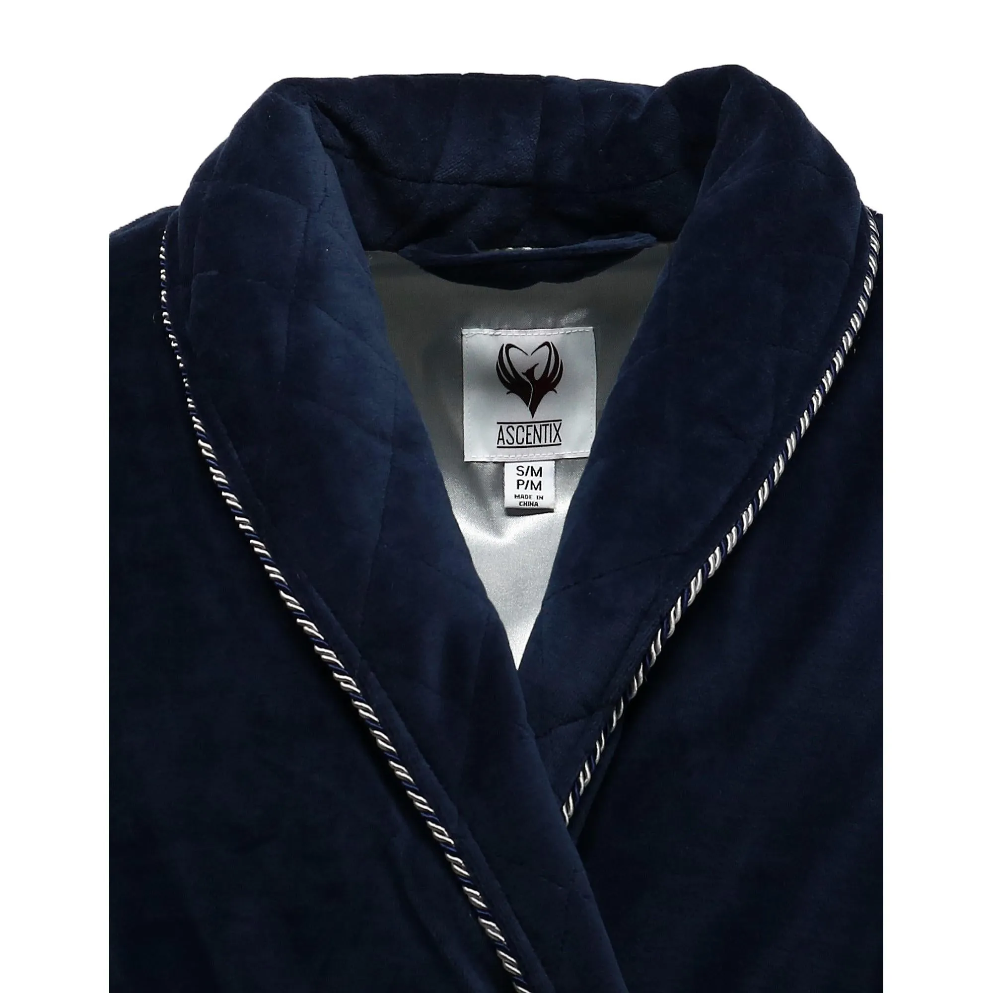 Herren-Samt-Smokingjacket mit Satinfutter