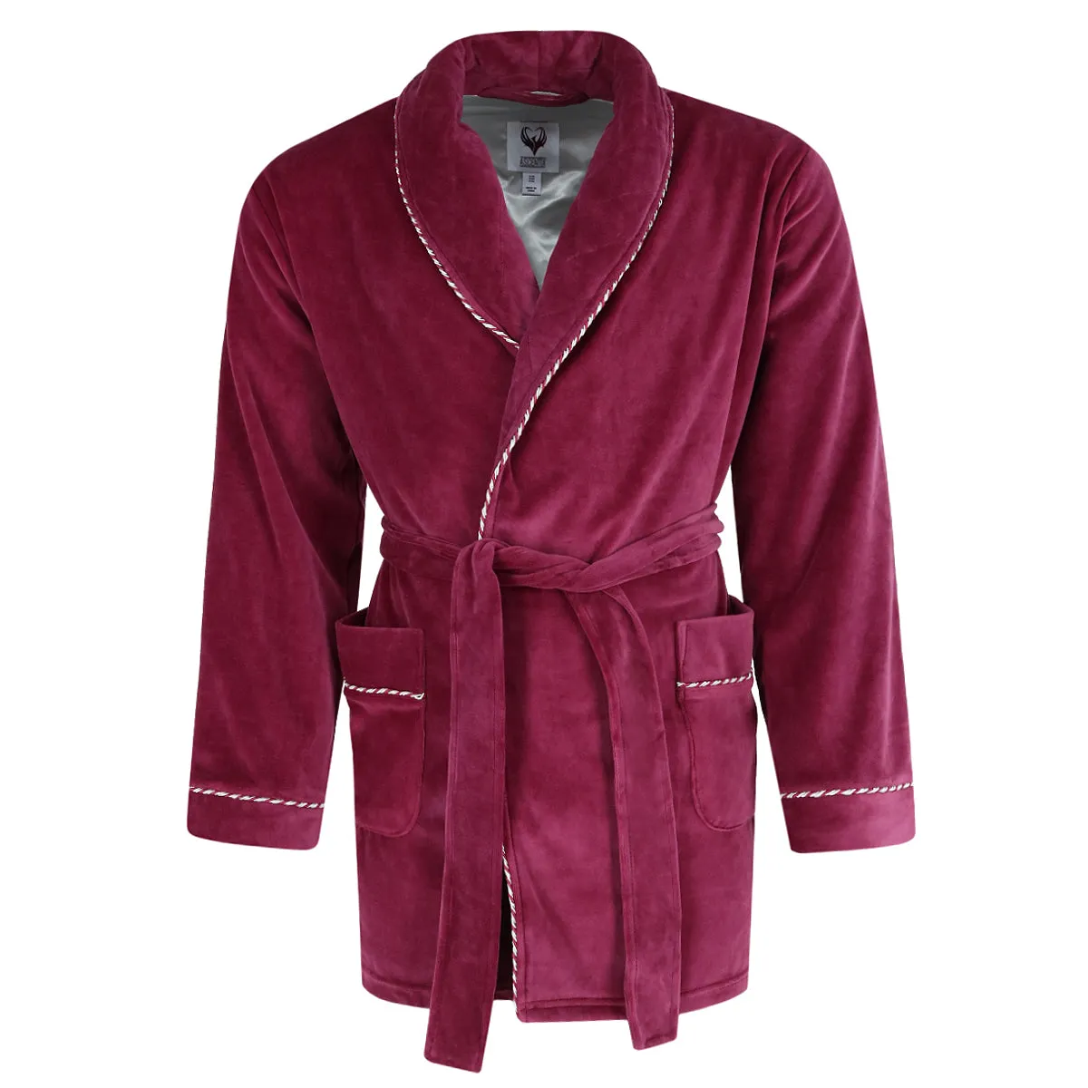 Herren-Samt-Smokingjacket mit Satinfutter
