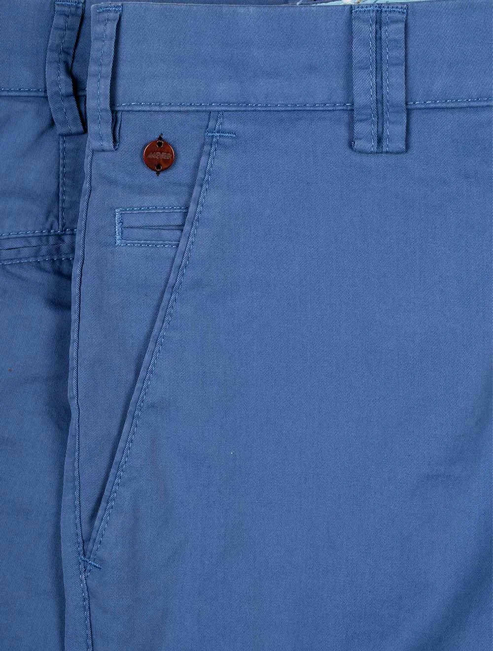 Meyer B-Palma Baumwoll-Shorts Blau