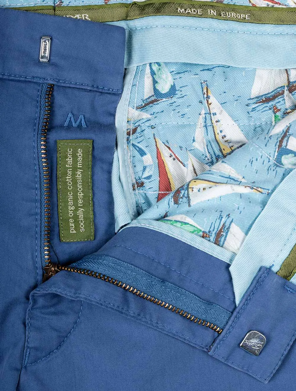 Meyer B-Palma Baumwoll-Shorts Blau