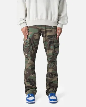 MNML Bootcut Cargo-Hose Camouflage