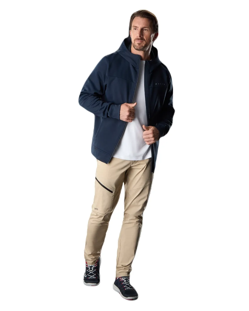 Musto Herren Hoodie mit Vollreißverschluss Musto Bekleidung