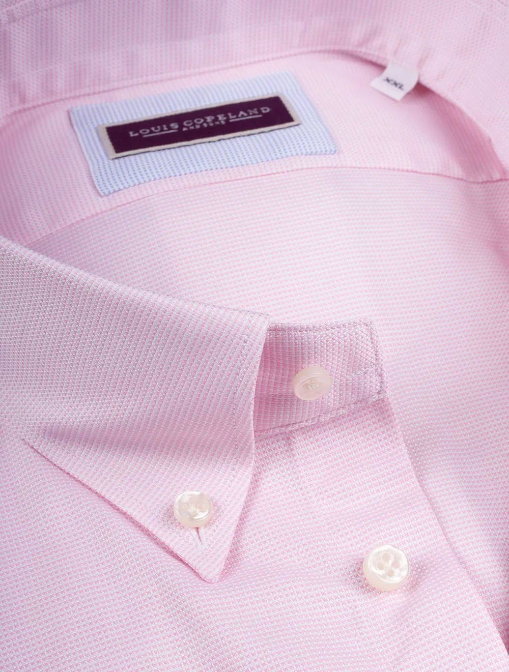 Nailhead Button-Down Kragenhemd Rosa