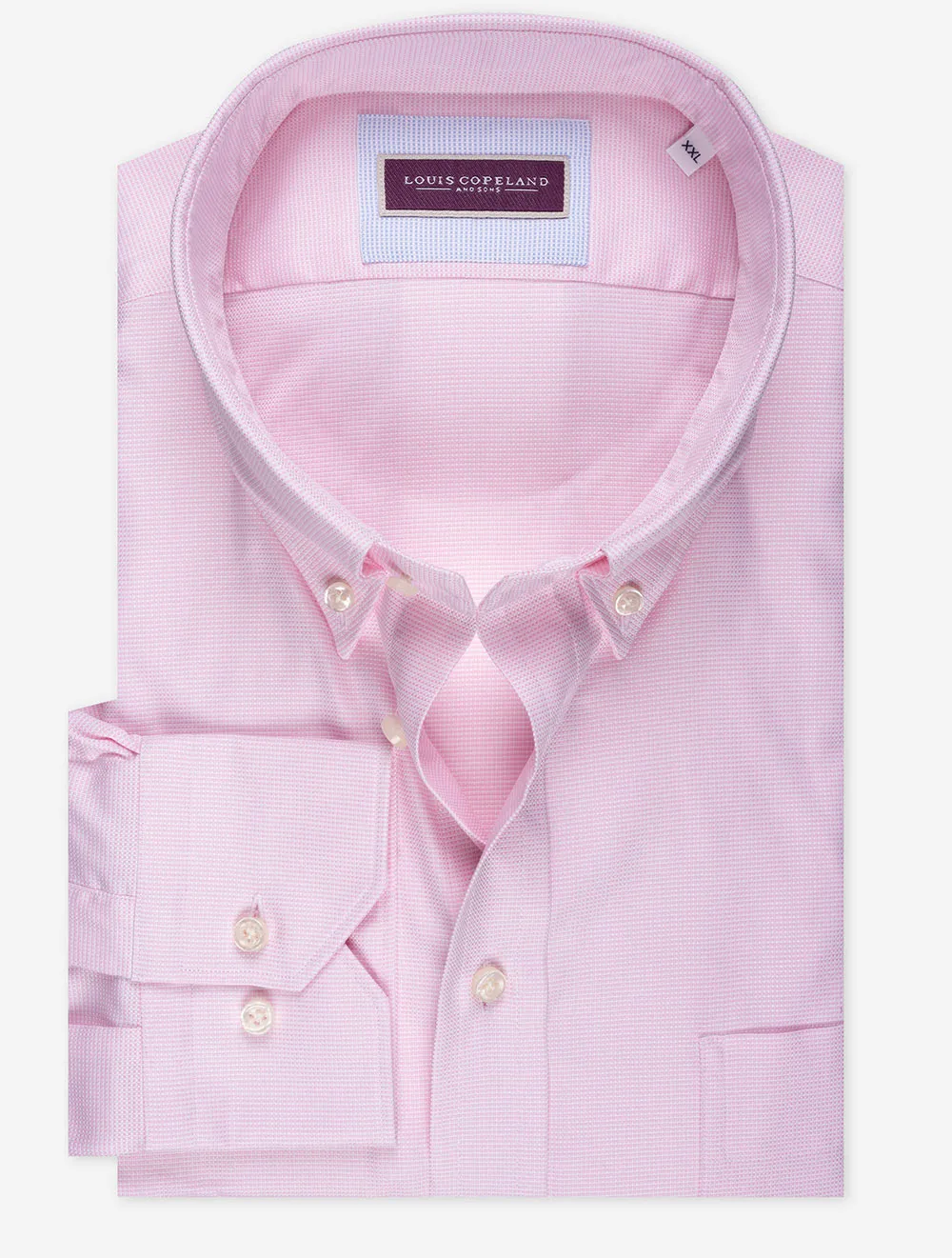 Nailhead Button-Down Kragenhemd Rosa