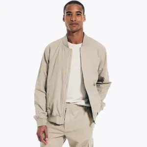 Nautica Herren Varsity Jacke Segelweiß Nautica