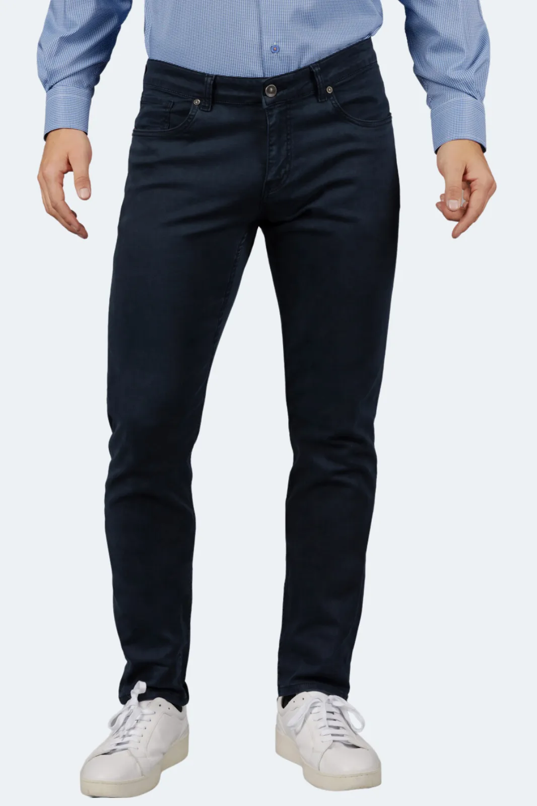 Navy Tencel Hose