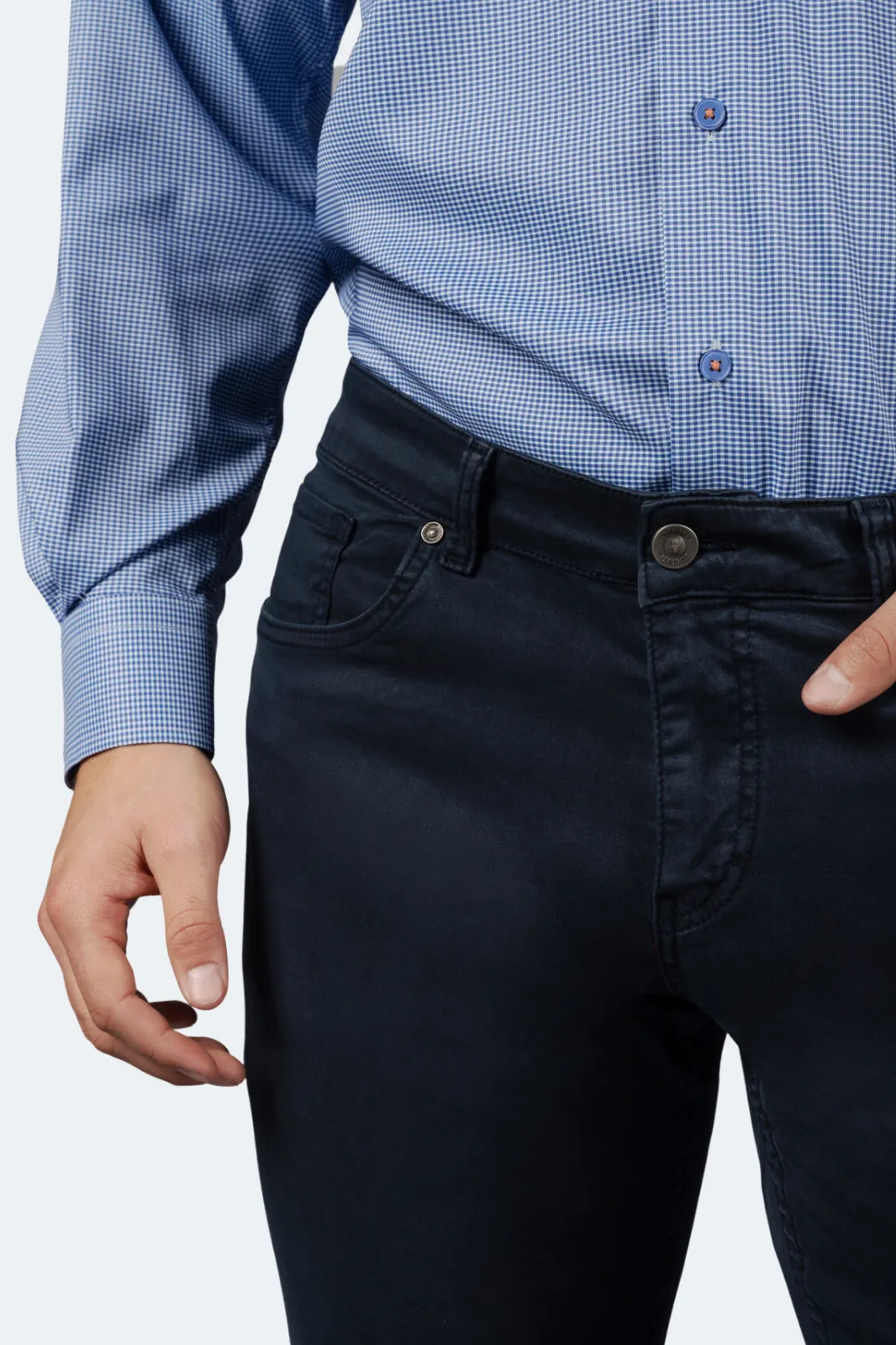 Navy Tencel Hose