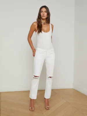 Nevia Slouchy Gerade geschnittene Jeans