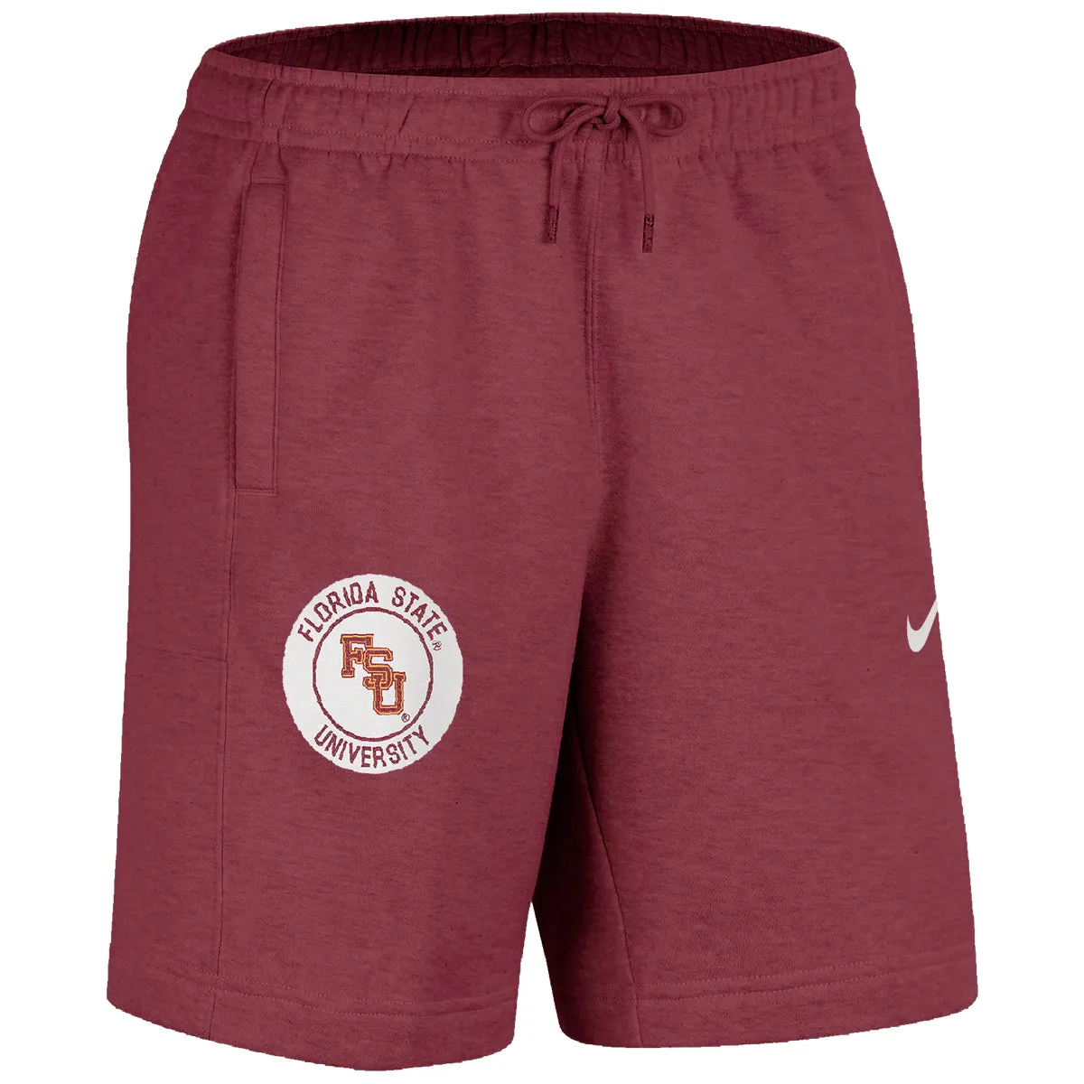Nike Herren Vault Stacked FSU/Florida State University Kreismuster NSW SB Shorts - Granatrot