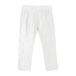 NWT DEMEULEMEESTER GERADE SILBERNE CASUALHOSE FÜR HERREN
