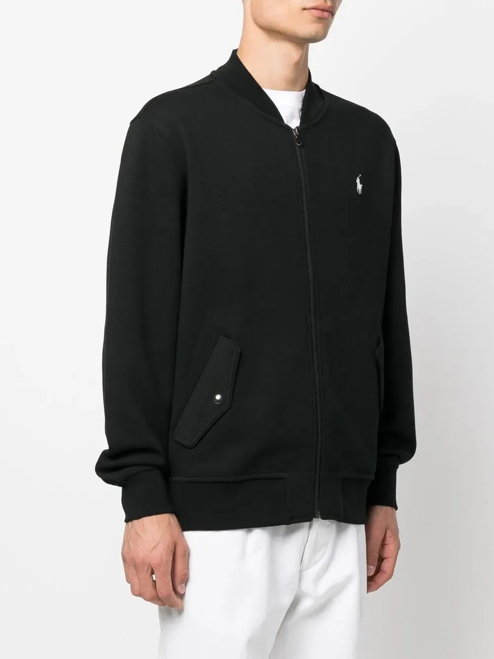 POLO RALPH LAUREN - Herren Langarm-Doppelstrick-Technologie-Bomberjacke mit vollem Reißverschluss Kleidung_polo-ralph-laure