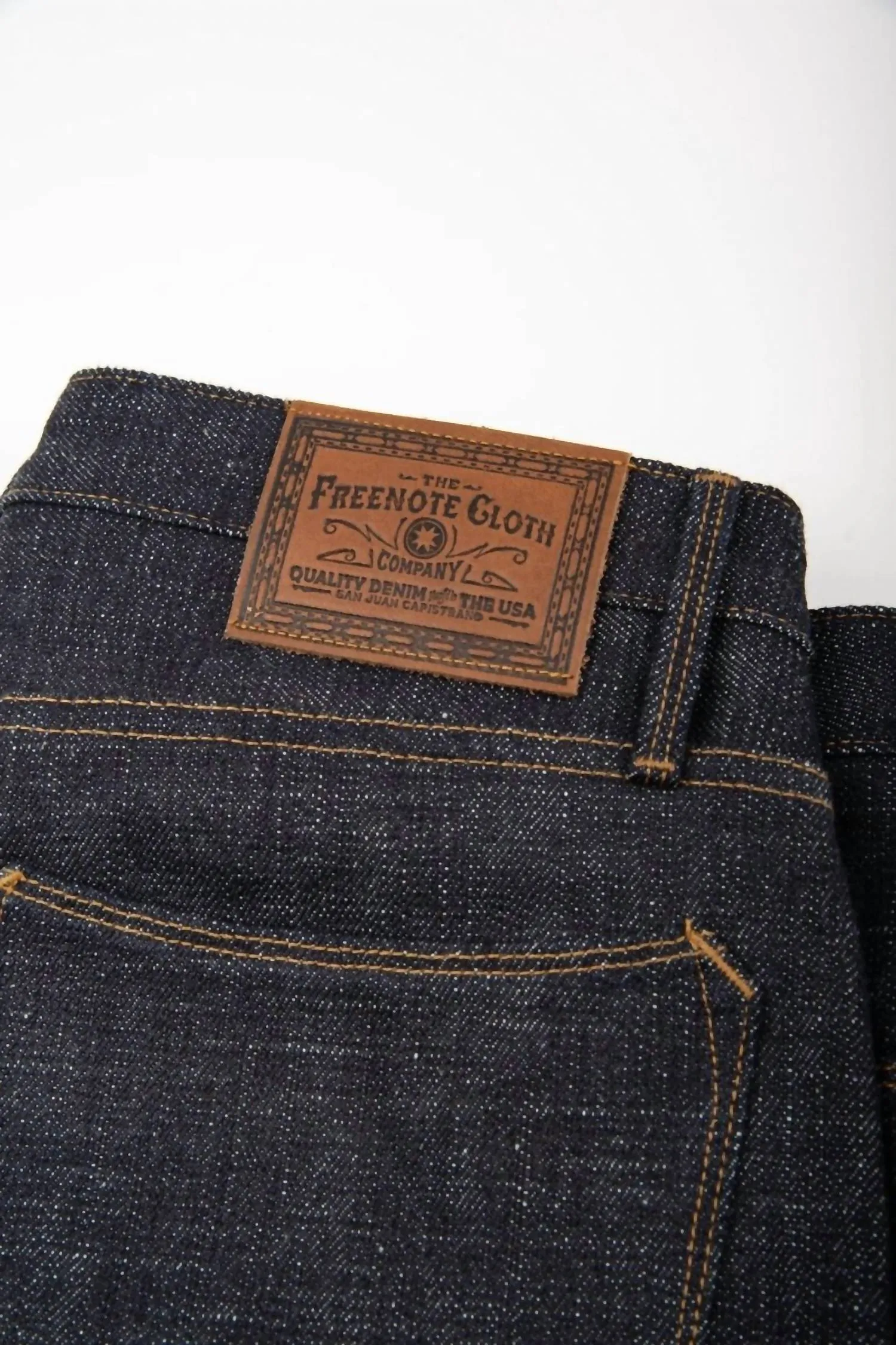 Portola Classic Taper 17Oz Jeans In Blauem Slub