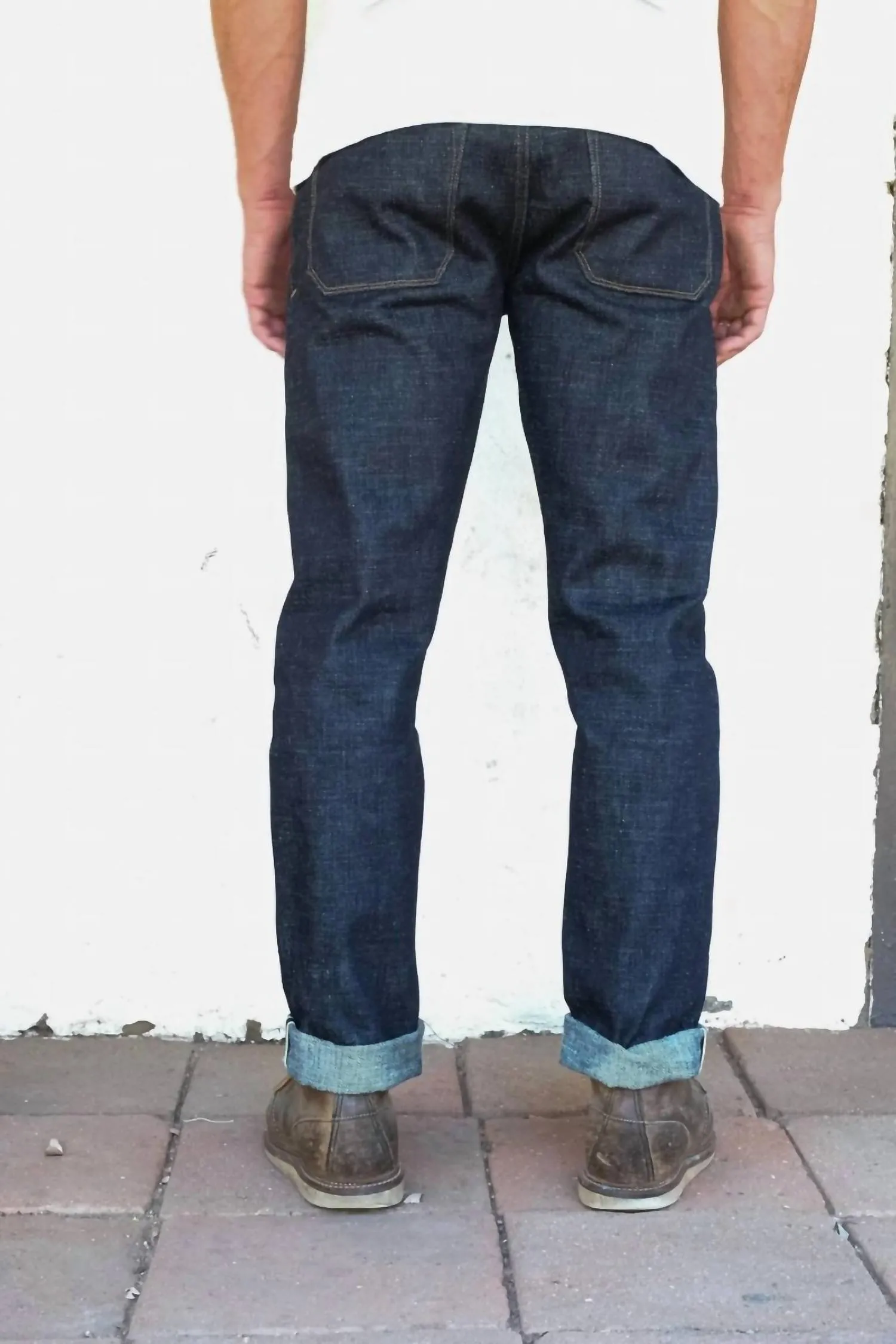 Portola Classic Taper 17Oz Jeans In Blauem Slub