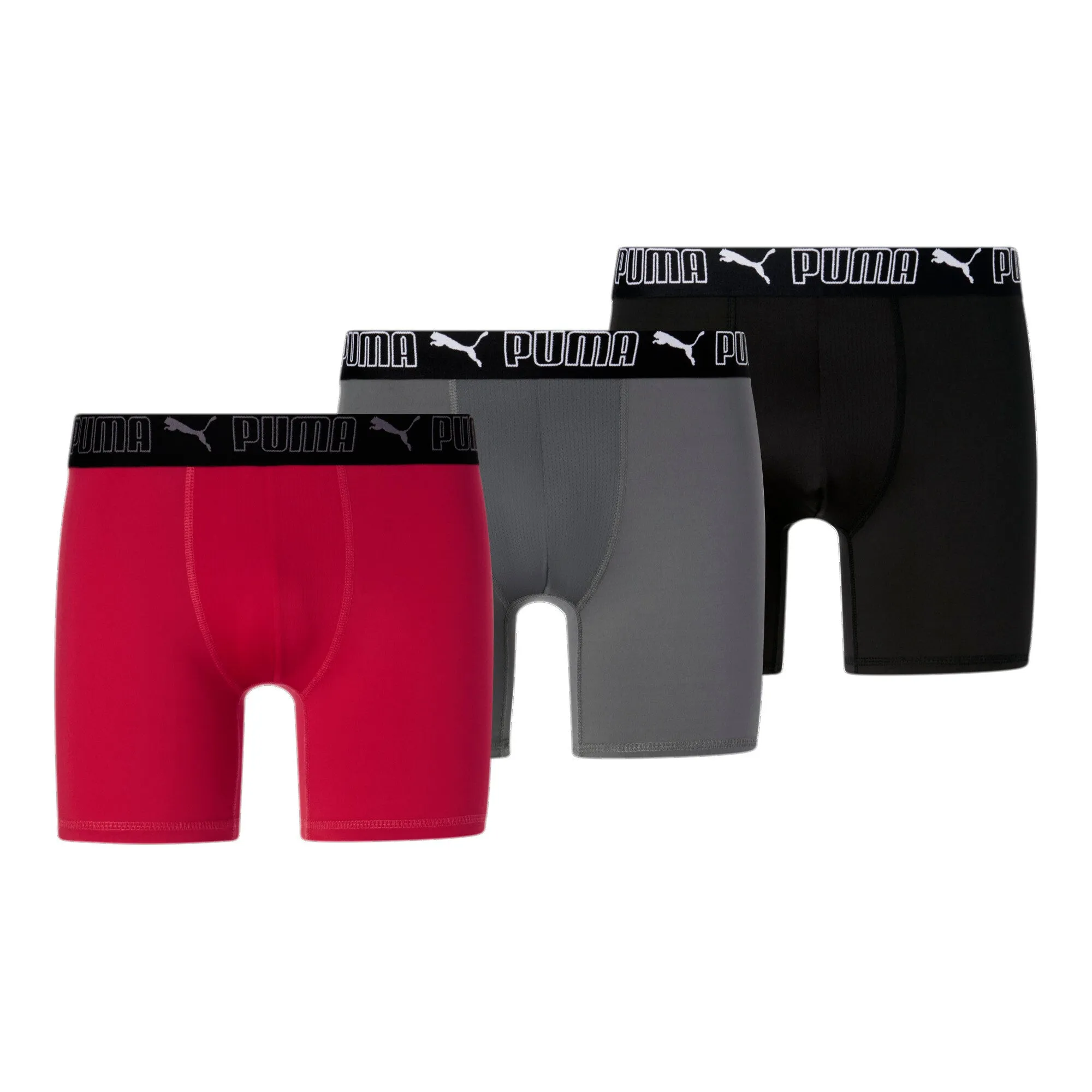 PUMA Herren Trainings-Boxershorts [3er Pack]